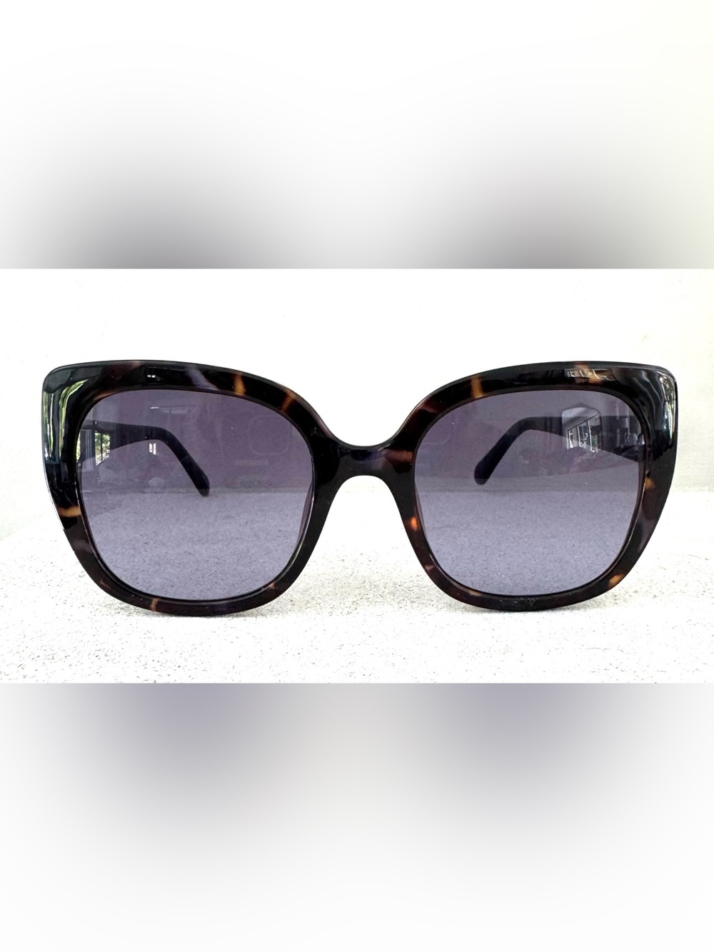 KATE SPADE - NEW! Shaina/S Oversized Sunglasses Tortoise Navy FULL SET